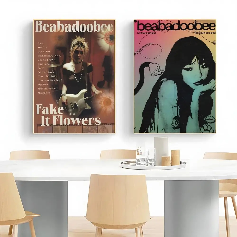 Gentle Singer B-Beabadoobee Poster Wall Art Print Decorative Mural Home Decor Gift Unframed