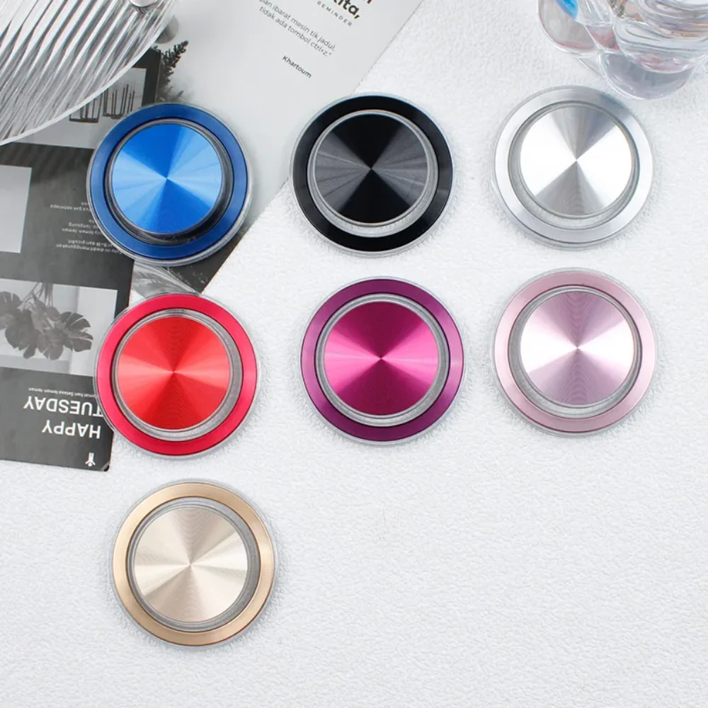 

CD Pattern Folding Magnetic Mobile Phone GripTok Holder Socket For IPhone 17 16 15 14 13 12 Safe Ring Finger Expanding Stand