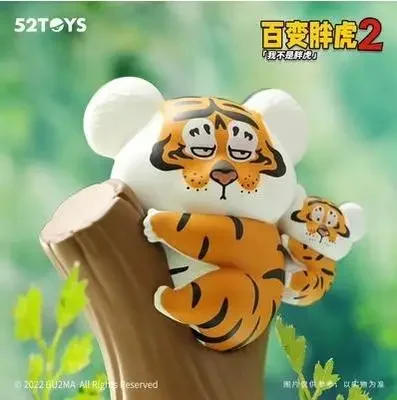 GSF 52 Spielzeug Vielfalt Fett Tiger 2 Serie Überraschung sbox Spielzeug Modell niedlichen trend igen Anime Figur Ornamente Sammlung Mädchen Geburtstags geschenke 7