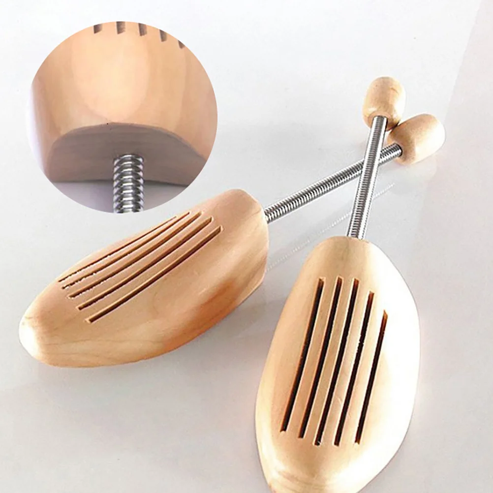 

5Pairs Shoe Trees Adjustable Spring Loaded Support Perfect Shape for Men Women Shoes Storage Display Eu Size 39-40