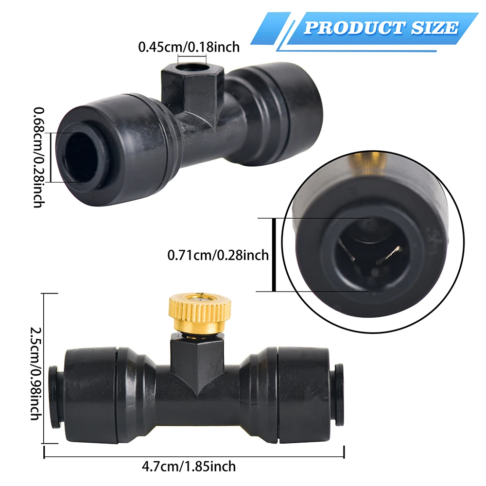 0.4mm Misting Nozzle Kit Fog Nozzles 1/4