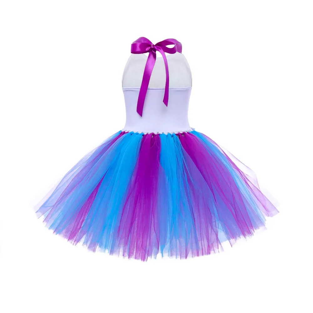 Girls Mermaid Dress Children Princess Tutu Dress Toddlers Summer Prom Dresses Kids Birthday Party School Casual Clothes