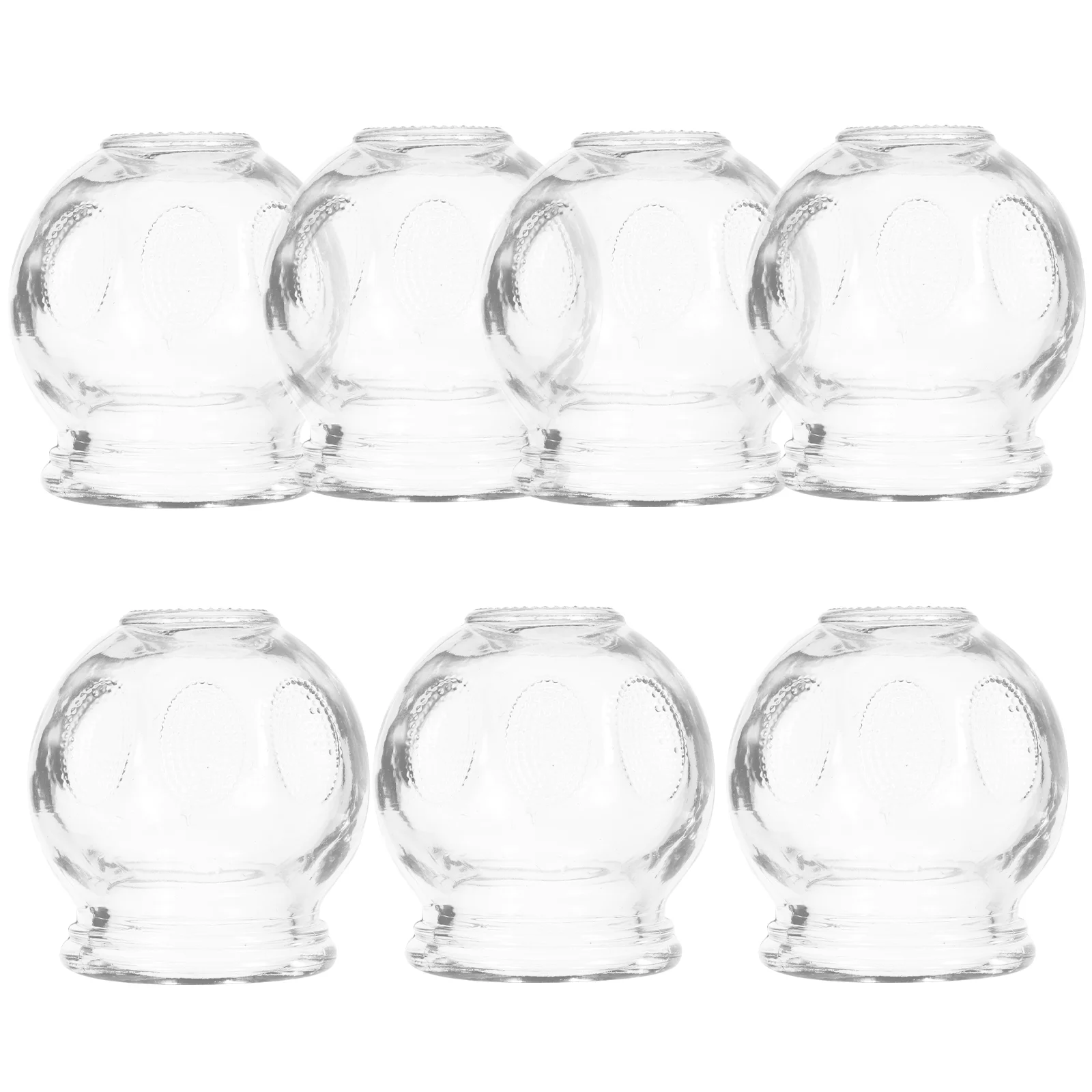 Vidro cupping ventosas para frascos, massageador doméstico, dispositivo de terapia, profissional, 7 pcs