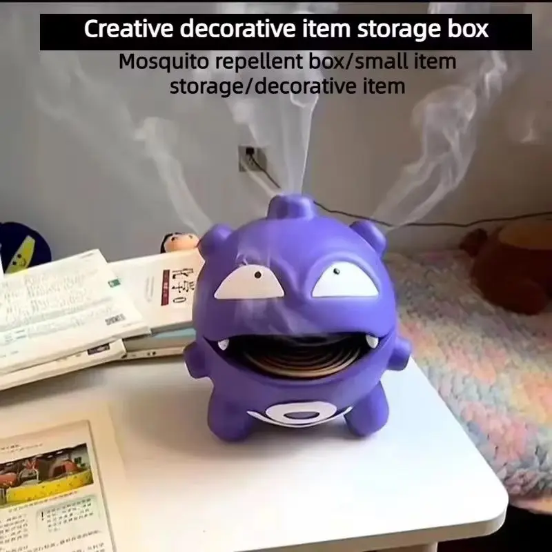 البوكيمون كوفينغ البعوض لفائف صينية أنيمي غاستلي داخلي حامل البخور الروائح لطيف شخصية غرفة نوم سطح المكتب سيارة الديكور #2