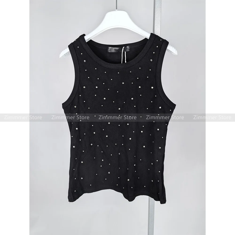 24 Summer New Hundred Stretch Slim Thin Flash Fashion Spice Girls Vest Women