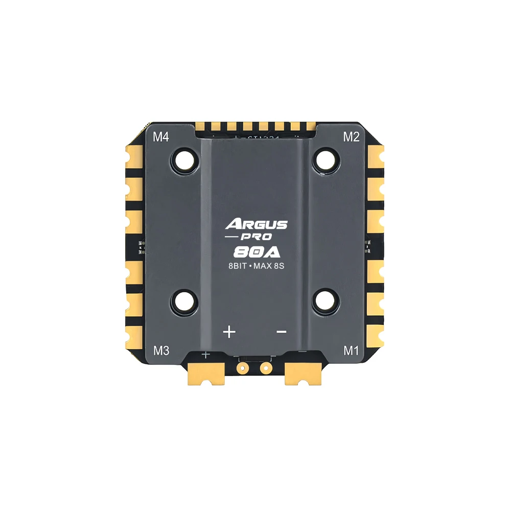 AxisFlying ARGUS PRO FPV ESC - 8 bits/32 bits |   8S 80A/100A |   SMT |   Ver.JTE145-B2/B5/G0 para uso em drones FPV, resfriamento, potência estável