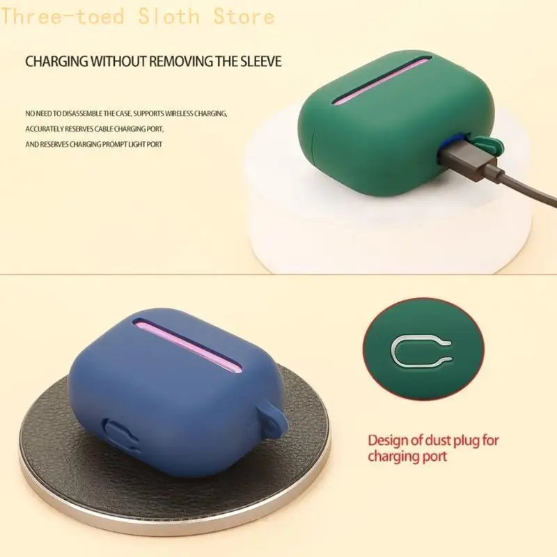 Flexibles, weiches Schutzgehäuse, geeignet für JoyBuds Wireless Earbud, stoßfeste Abdeckung, kratzfeste Hülle E74A – Detail 5