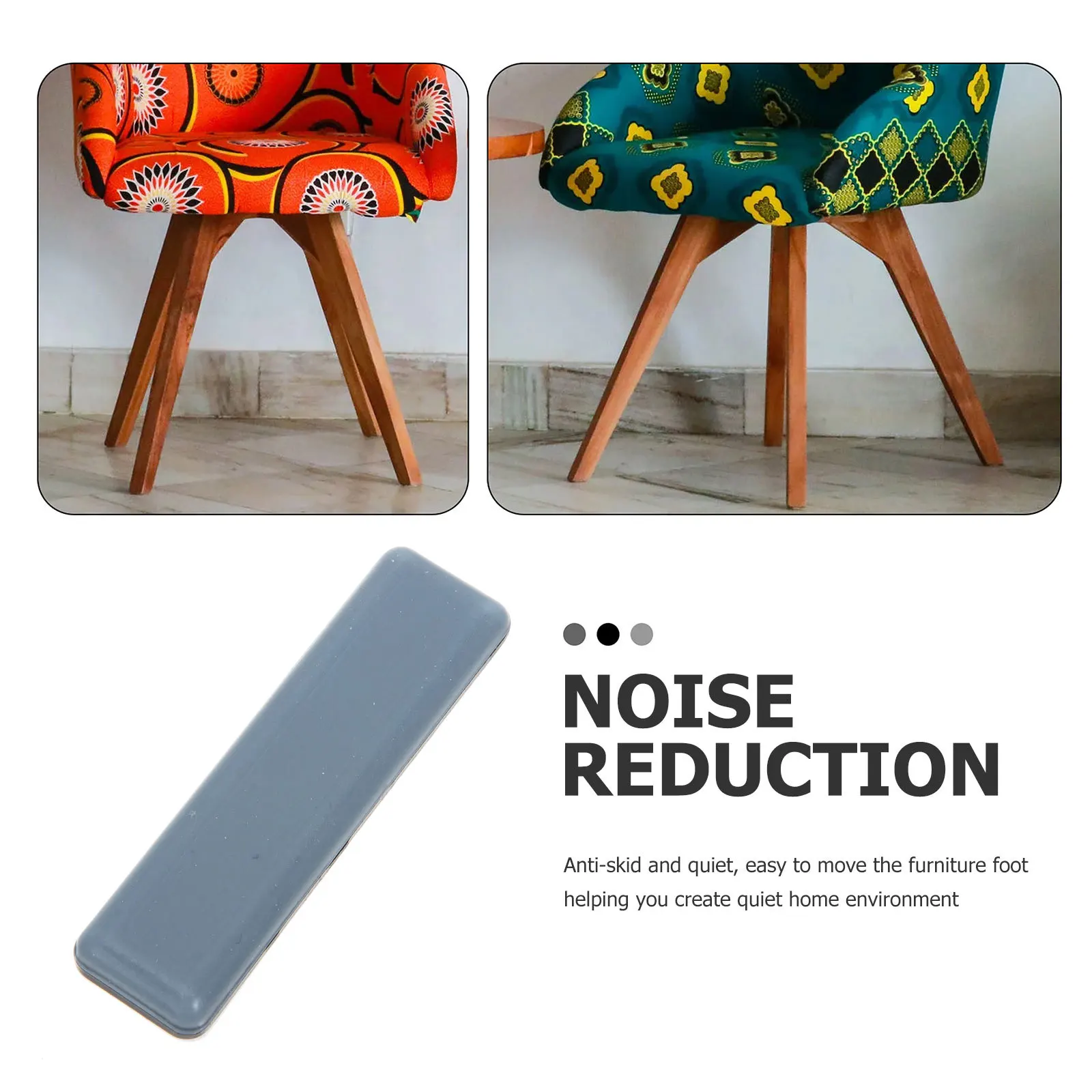 

8Pcs Anti-Slip Furniture Floor Pads Professional Protection Noise Reduction Table Feet Mat Dining Chairs Home Office Hotel Use