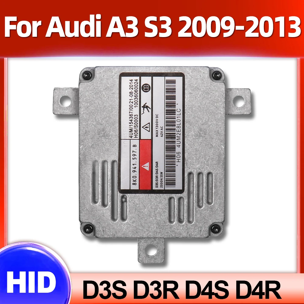 

D3S D3R D4S D4R Xenon Headlight Control Unit Ballast OEM 8K0941597B Xenon Lamps Ballast For Audi A3 S3 2009 2010 2011 2012 2013