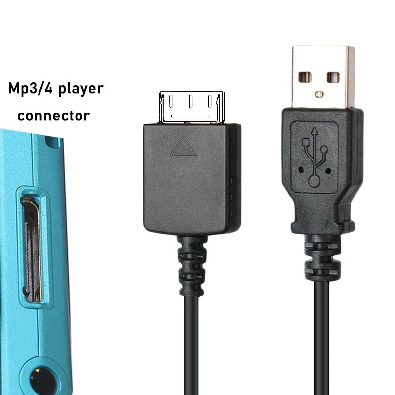 Kabel Pengisi Daya Data Usb untuk Sony Walkman Mp3 Mp4 Player Kabel Pengisi Daya Kabel Data Sinkronisasi