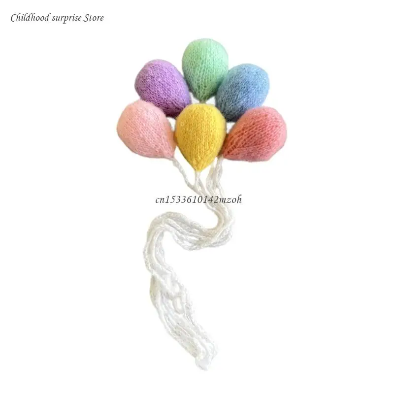 

Newborn Photography Props Colorful Balloon Posing Props Baby Photoshooting Props DIY Photo Backdrop Decors Shower Gift Dropship