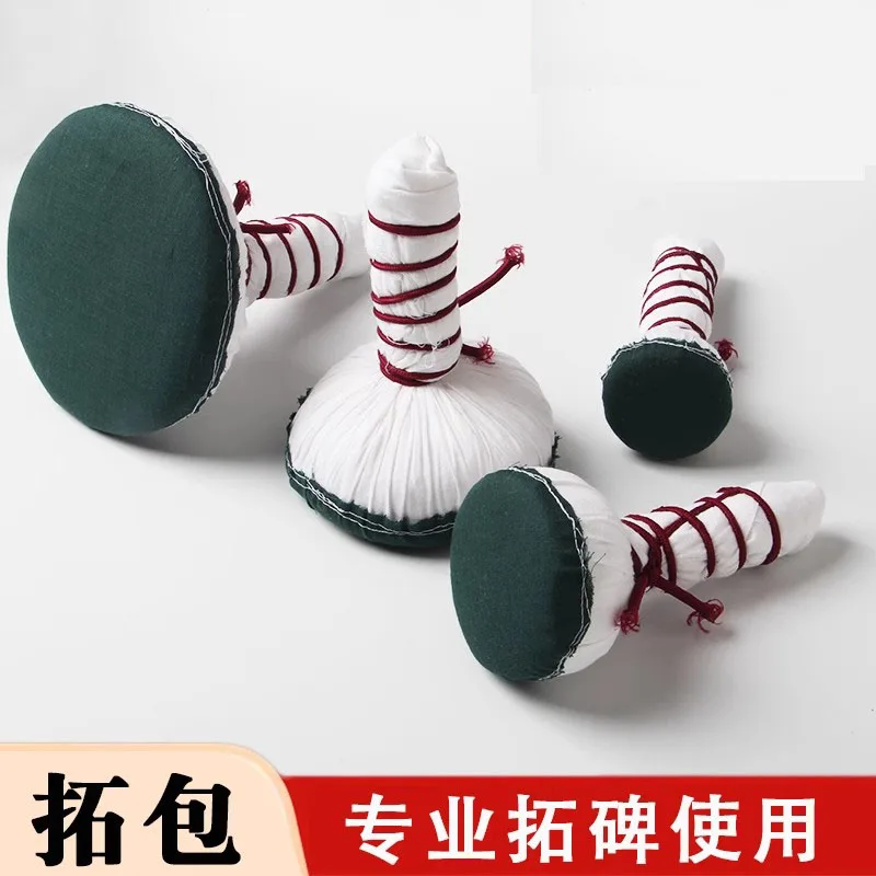 

1 шт. китайский инструмент для протирания - хлопковая сумка для спуска по камню, стелла и планшете, надпись, копирование