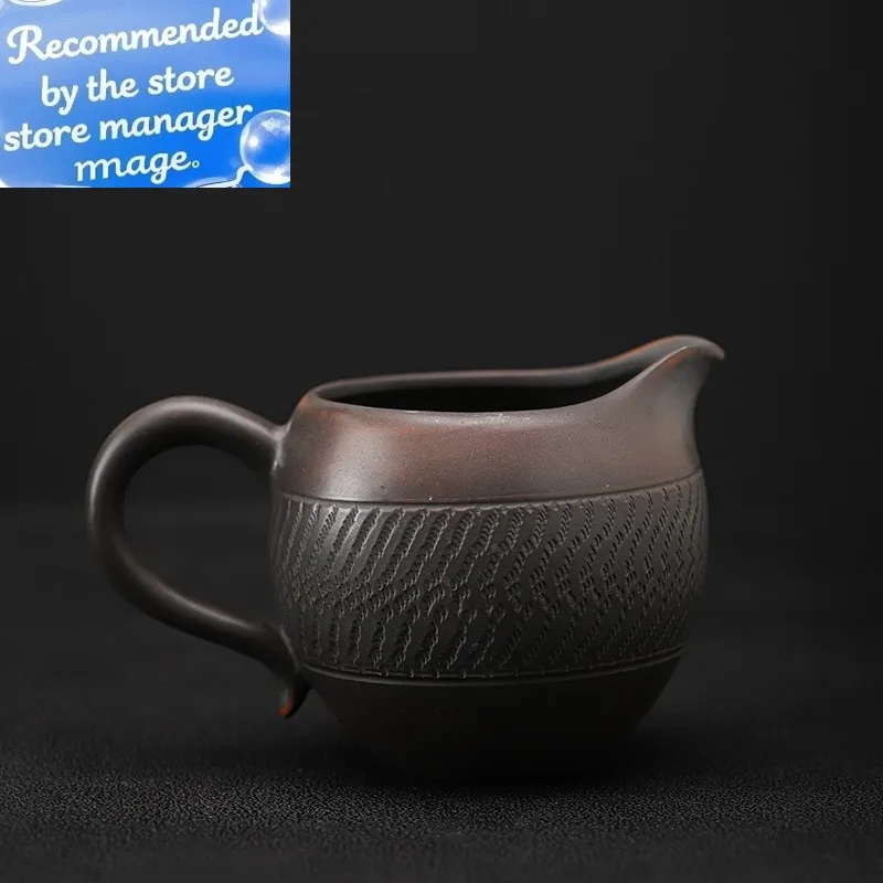 

Фиолетовая керамическая резьба, кувшин для чая, ретро керамика, ярмарка, чашка, разделитель чая, чаатай, кунг-фу, аксессуары для набора чая