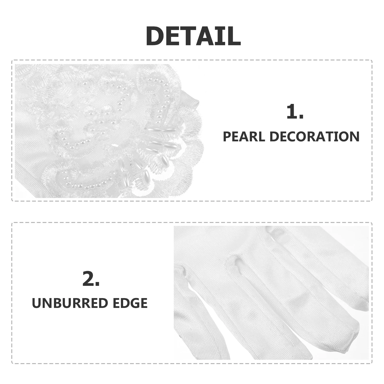 

White s Gloves Short Length Delicate Embroidery Comfortable Lace Gloves Girls Formal Party Costume Stage Performance Wedding