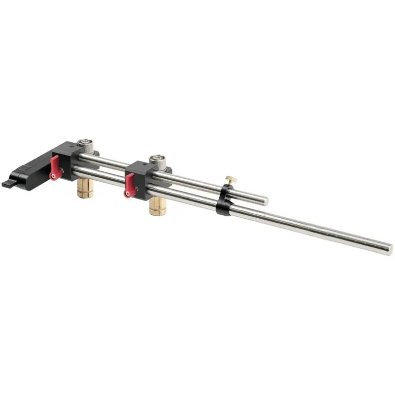 A76K Adjustable Fixed-Length Cutting Track Stop For Woodworking Tables And Track Saws- Repeat Function With Integrated Scale