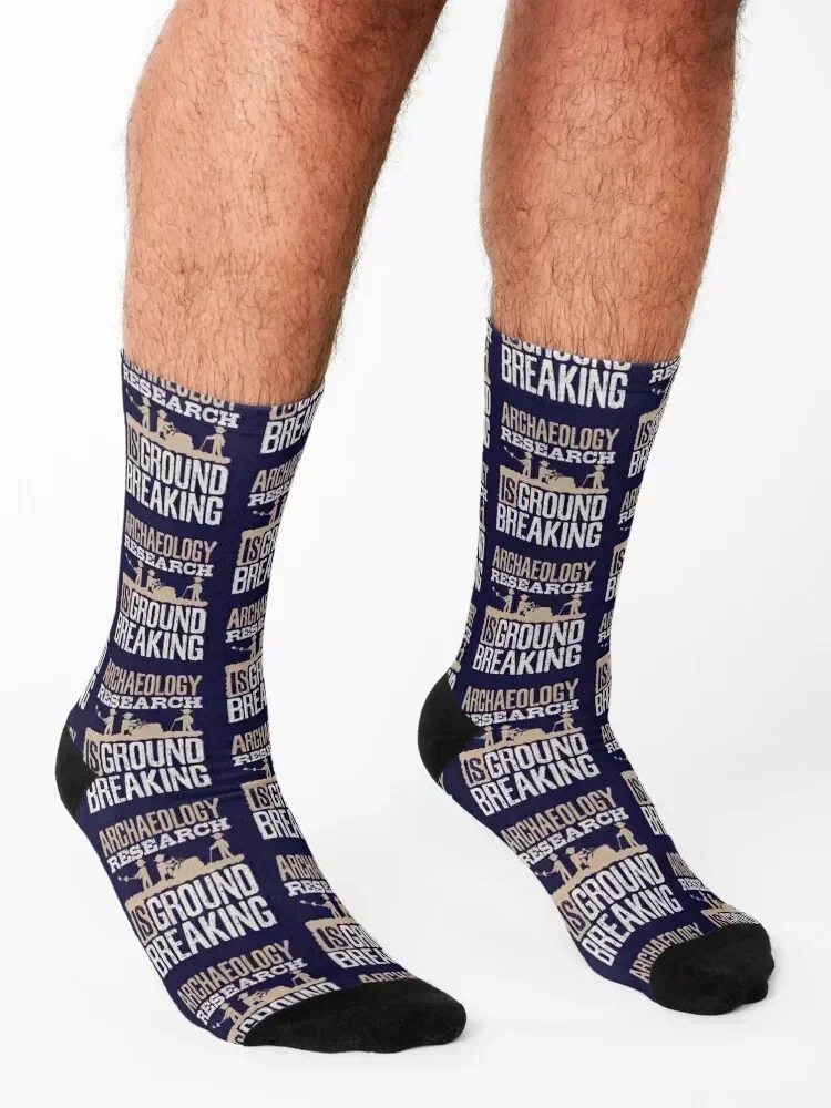 Archaeology Research Is Groundbreaking Socks loose winter thermal luxury Antiskid soccer Woman Socks Men's
