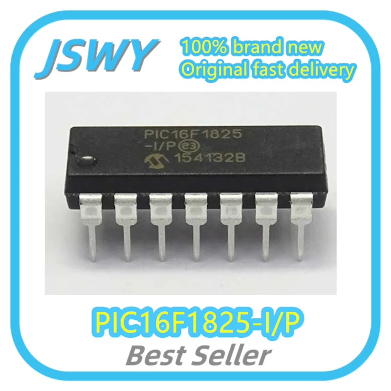 (1/10pcs) PIC16F1825-I/P PIC16F1825 DIP-14 Microcontroller OEM In Stock Ships Fast