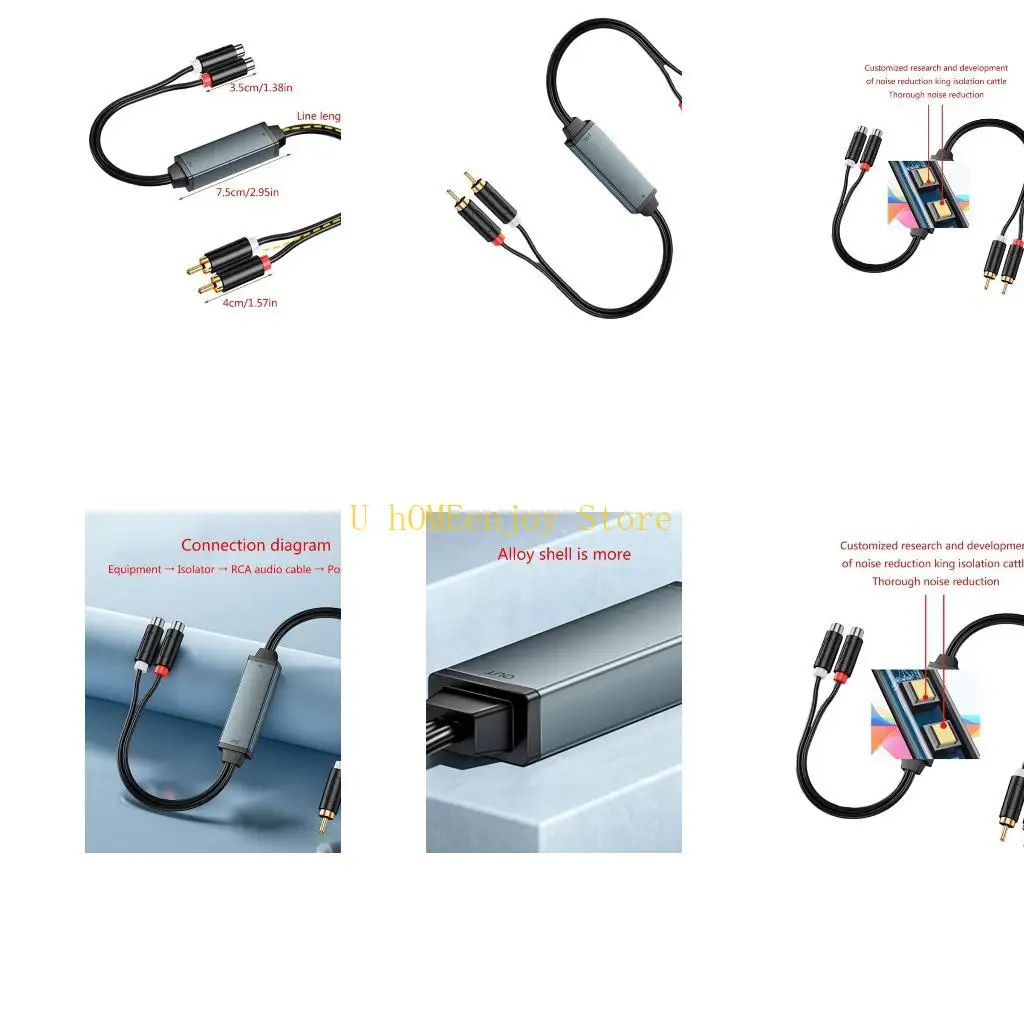 

B0KF Background Noise Reduction Ground Noise Isolator for Better Listening