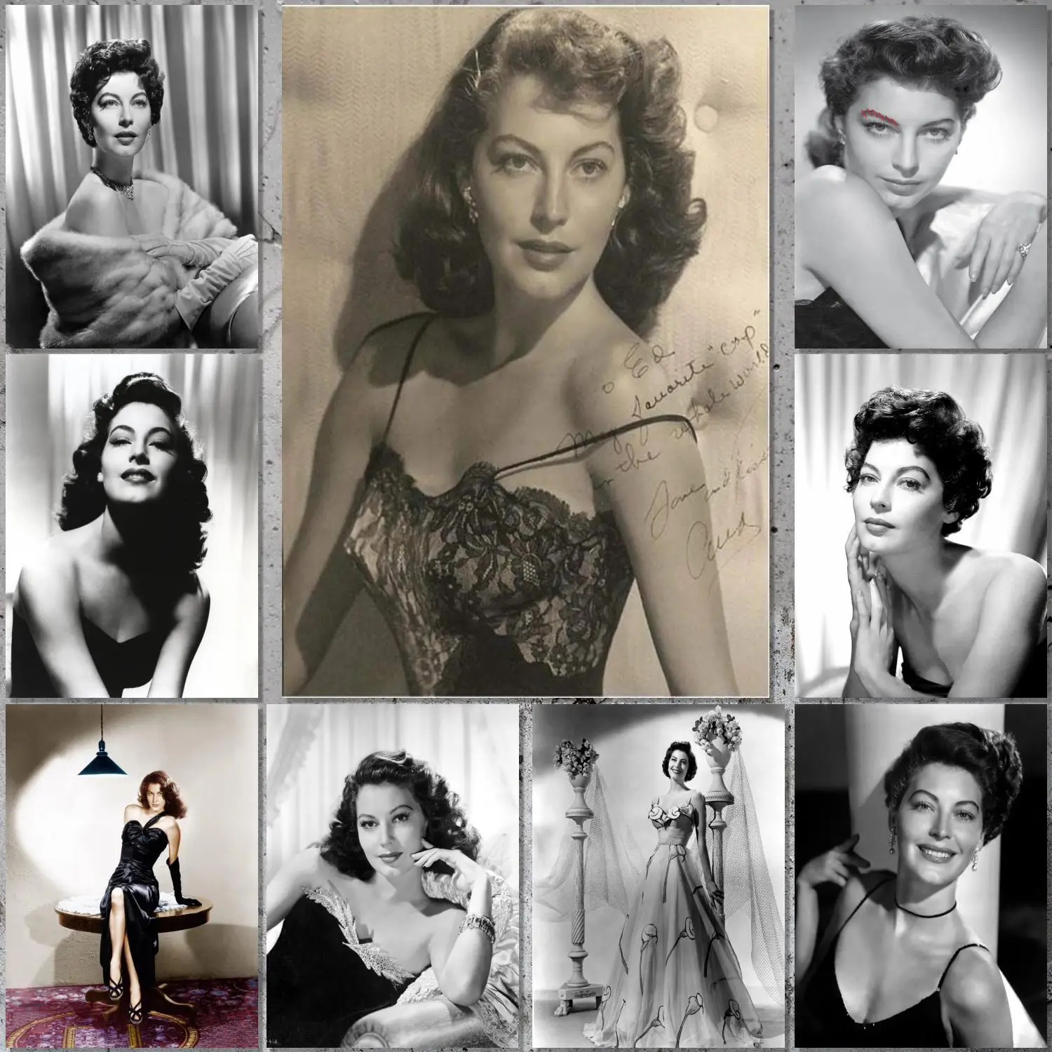 ava gardner actor Poster Canvas Art Poster and Wall Art Picture Print Modern Family bedroom Decor Posters