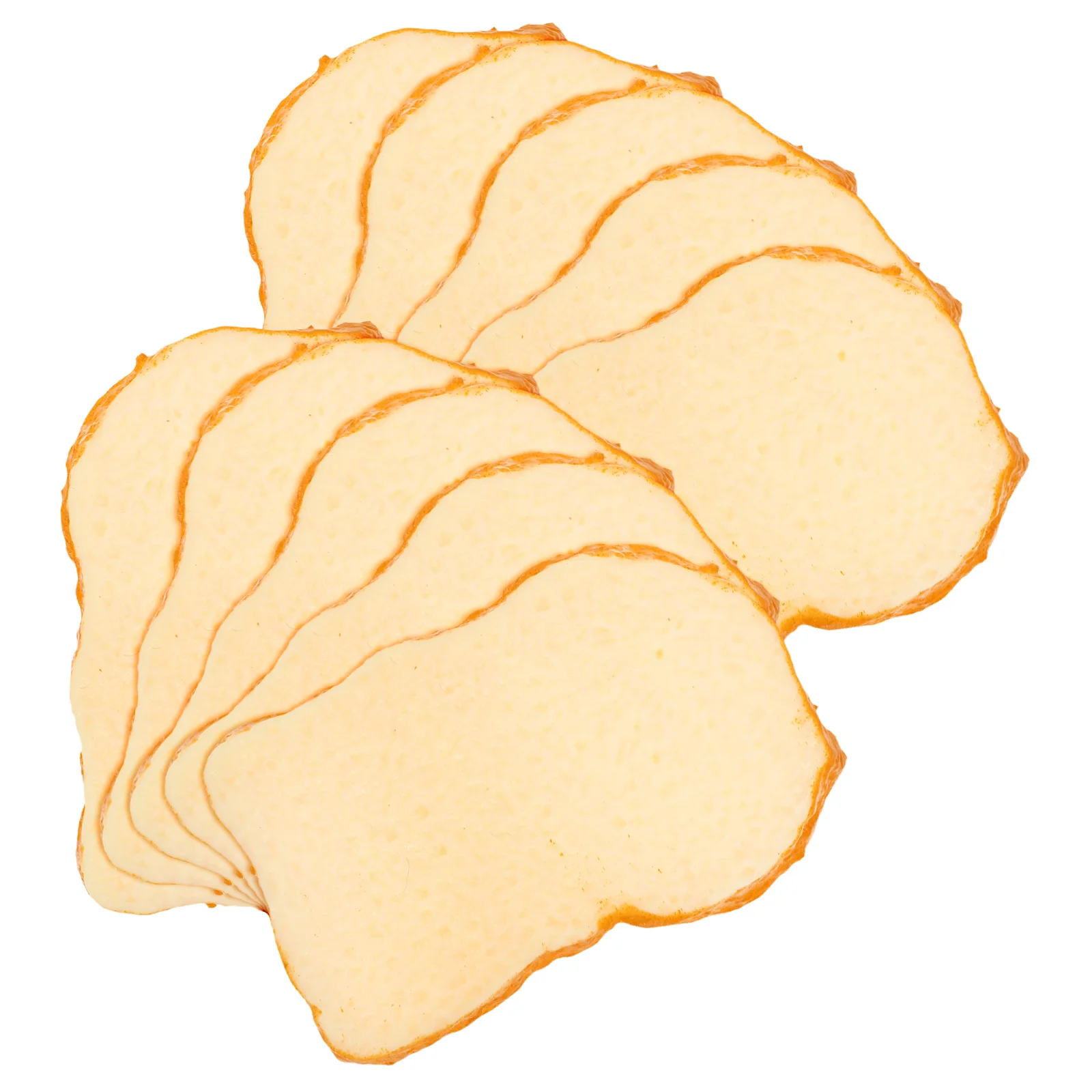 

10pcs Slices Realistic Food Simulation Artificial Fake Food Model Toys Decorations Craft Props Miniature Toy Play