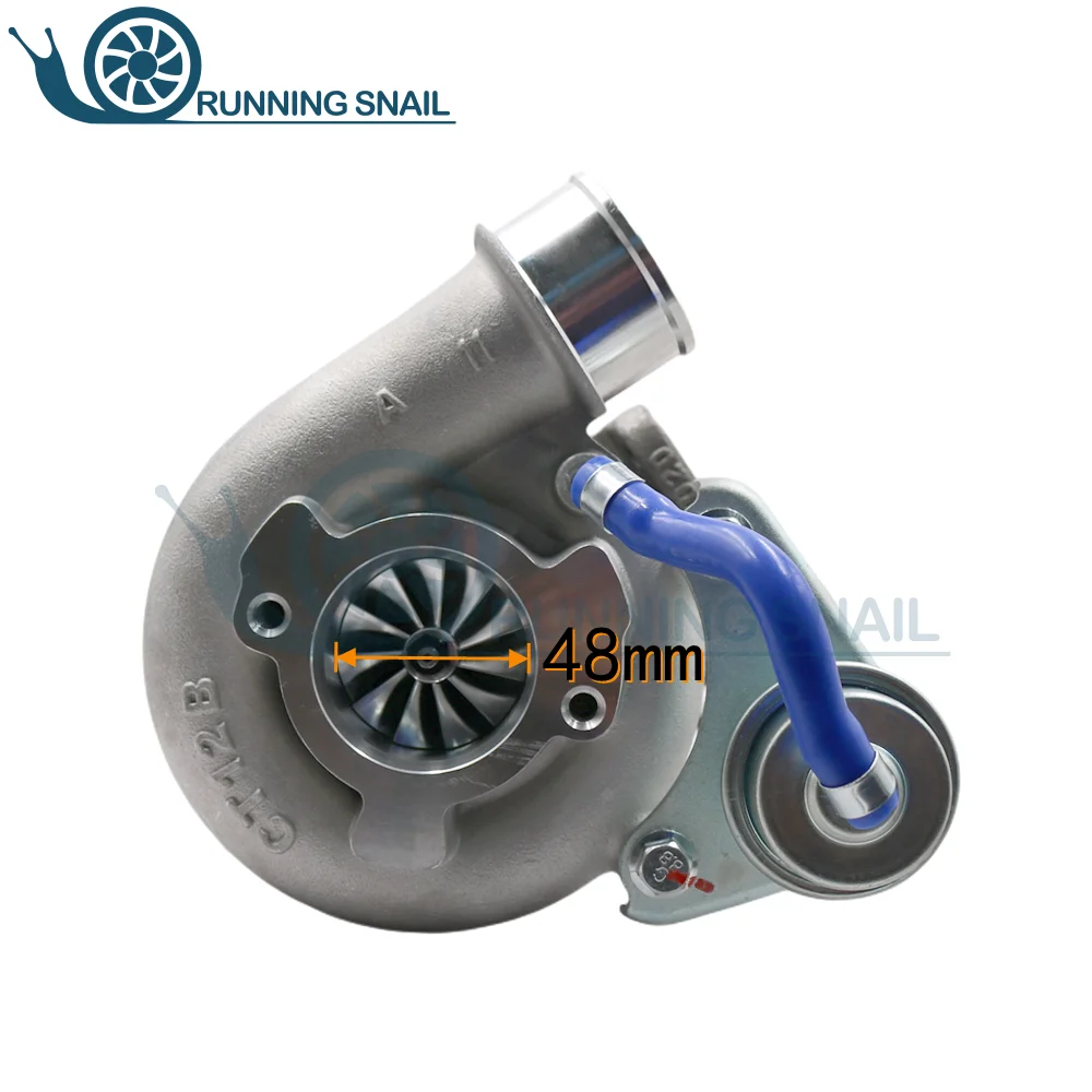 Turbocharger CT12B TW 45.8mm CW 48mm 17201-67040 17201-67010 For TOYOTA LANDCRUISER 4 RUNNER 3.0L 1KZ-T 1KZ-TE 1KZ Upgrade Size