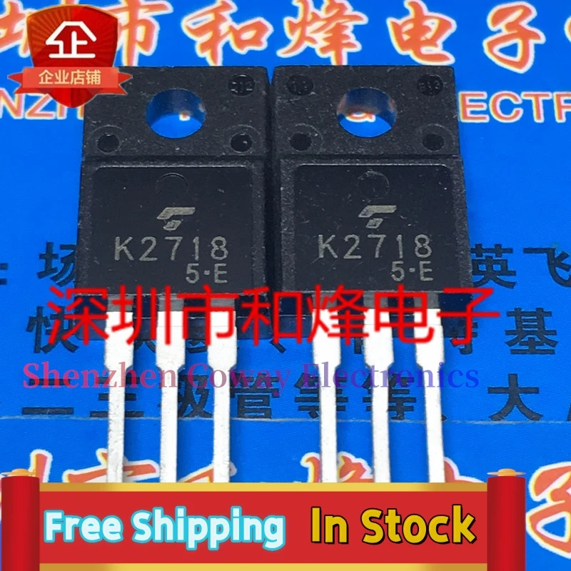 10PCS-30PCS  2SK2718 K2718  TO-220F 900V 2.5A   In Stock Fast Shipping