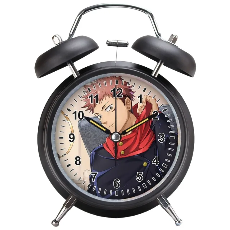

Jujutsu Kaisen Itadori Yuji Gojo Satoru Animation Peripheral Silent Travel Time Alarm Clock Desktop Decoration Ornament Gift