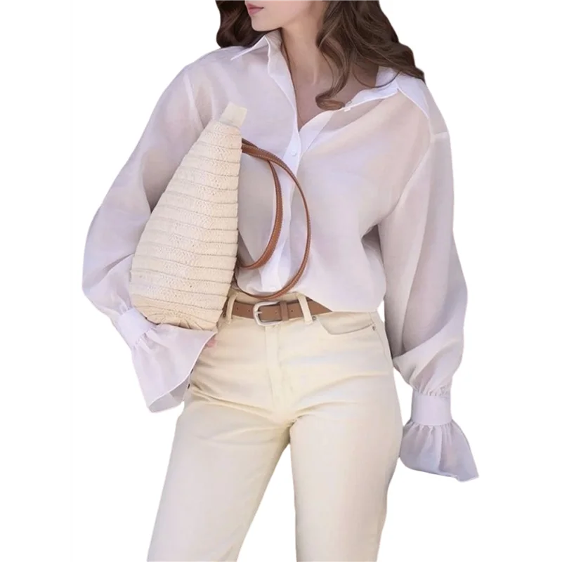 

AG-Womens Tops Button Down Shirts Long Sleeve Blouses For Women 2025