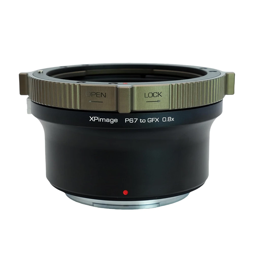 XPIMAGE P67 to GFX 0.8x Focal Reducer Lens Adapter for Pentax P67 Mount Lens to Fujifilm GFX 50R 50S 50SII 100S 100SII 100II