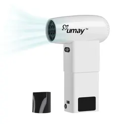 Umay Portable Hair Dryer with Lithium Battery USB Saving Energy Interface Outdoor and Indoor Wireless Blower