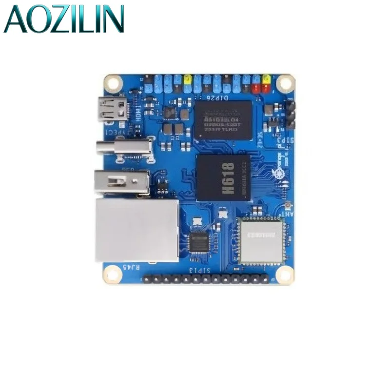AOZILIN Orange Pi Zero 3 Allwinner H618 1GB/1.5GB/2GB/4GB LPDDR4 WiFi5 BT5.0 SBC Single Board Computer