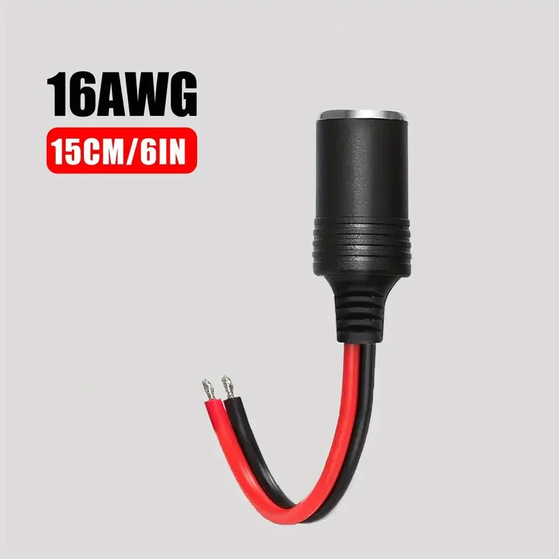 1PC 16AWG Car Plug Male & Female Replacement Connectors – Tinned Terminals Matte Finish for Automotive Electrical Upgrades