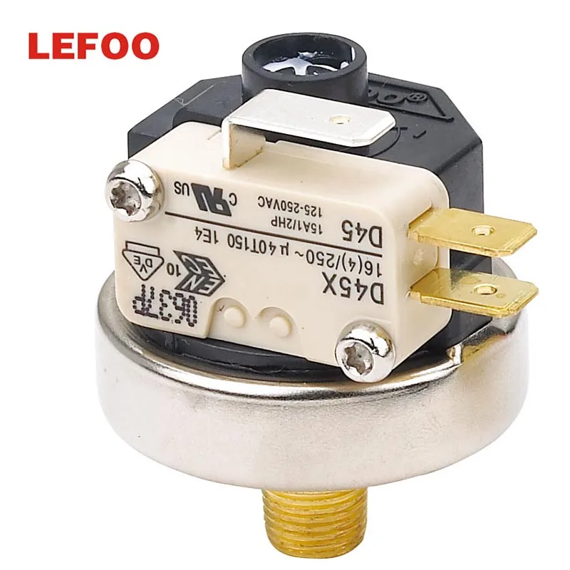 1/4 1/8 Steam Pressure Switch 7-120 psi Adjustable Micro Controller for Steam Cleaner Iron and Coffee Machine Temperature LF25