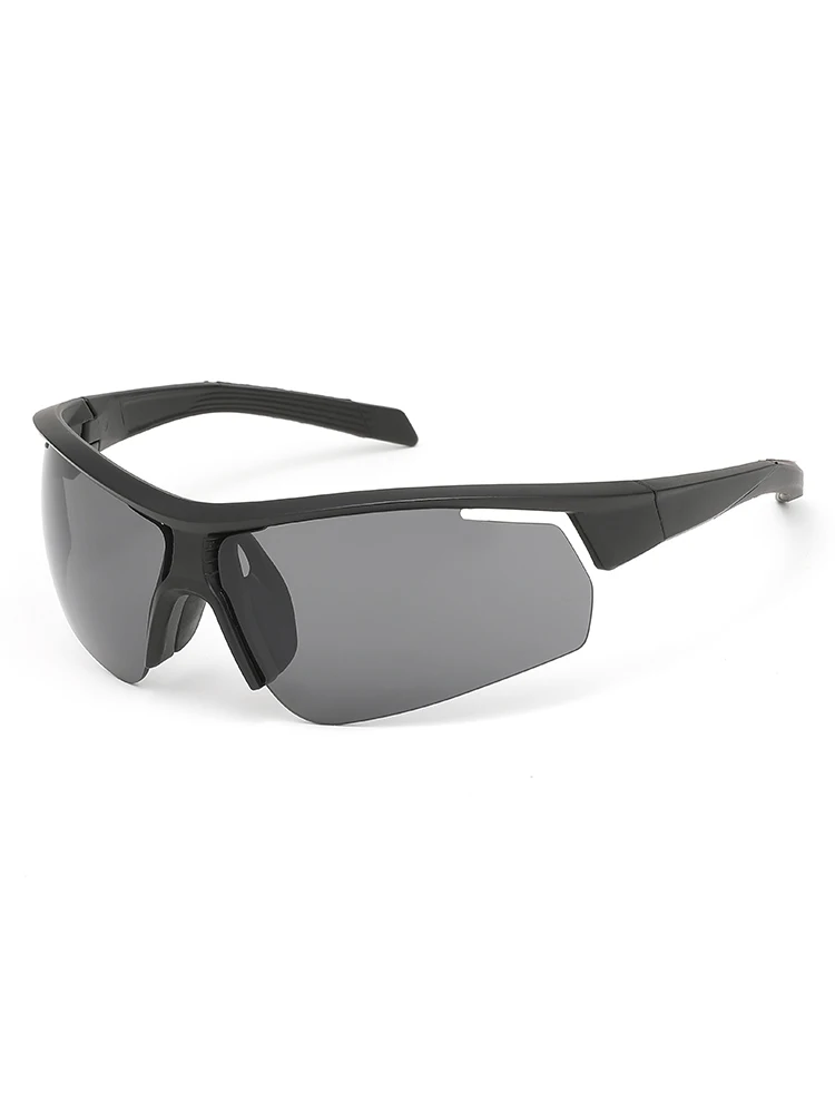 AliExpress Krokodil Half Rimless Cycling Sports Sunglasses Wrap Around Frame Anti-Glare Lens Windproof Lightweight Eyewear Biking Running Driving