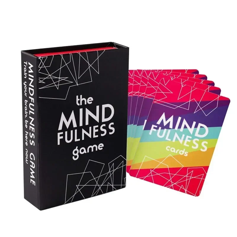 Tamanho de origem a mente jogo de cartas de tarô jogo de tabuleiro de cartas de festa o jogo a mente jogo de habilidades sociais extremas que ensina mindfulness