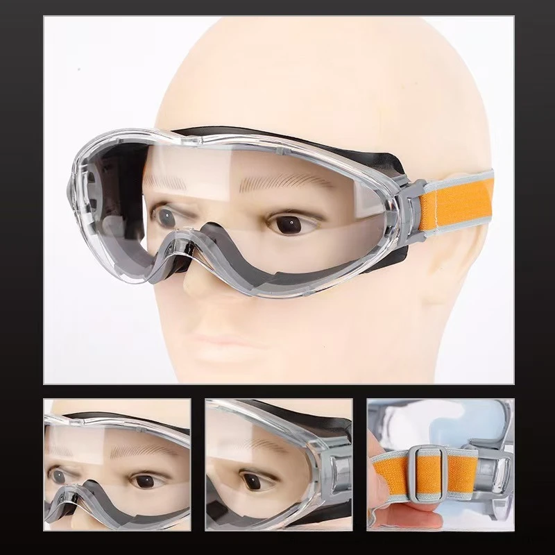 Anti-dust, Anti-fog, Anti-scratch Industrial Labor Insurance Safety and Impact-proof Cycling Mountaineering Protective Goggles