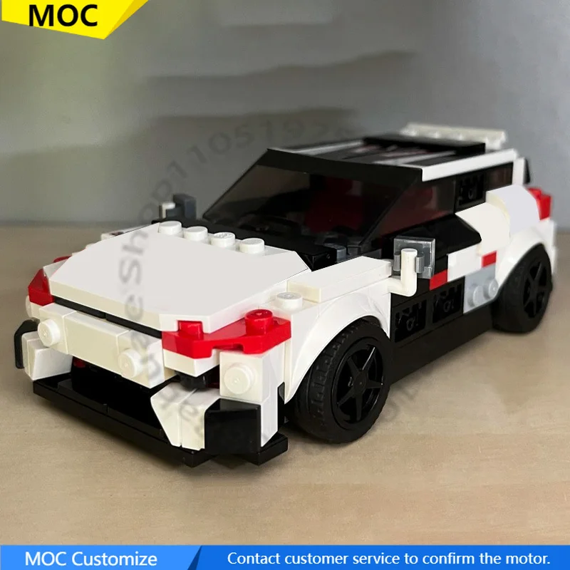 

233 PCS Racing Car Golf R MOC Customize Modular Building Block Educational Design Kids Brick Technology DIY Toy Christmas Gift