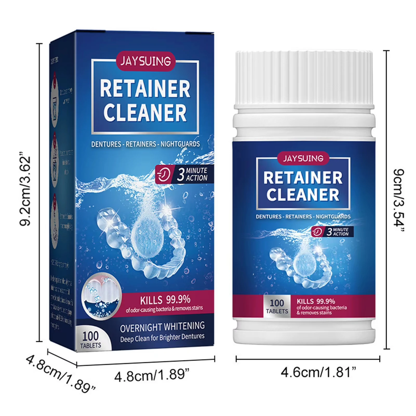 300/200/100 قطعة أقراص تنظيف الأسنان إزالة الرائحة القوية تنظيف الفم التجنيب الأنظف أليجنر الفم الحرس الليلي التطهير