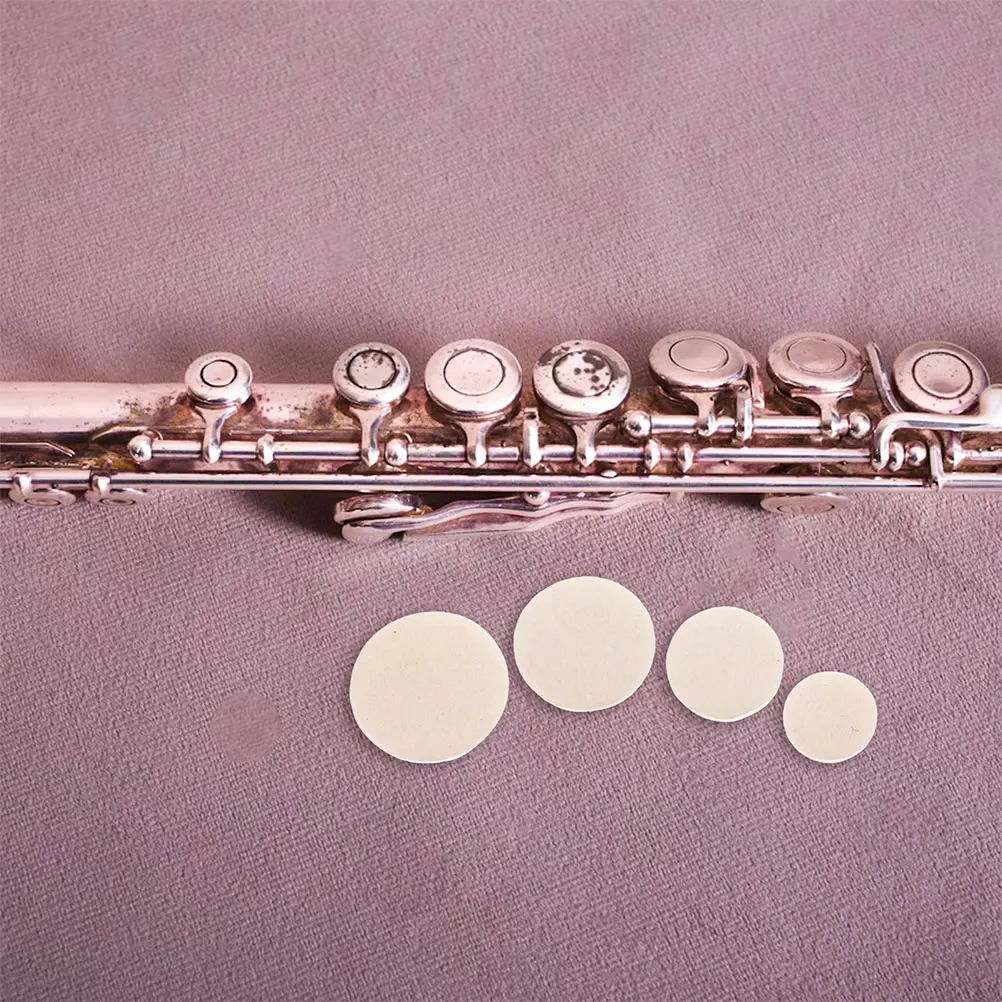 

34 Pcs Clarinet Replacement Pad Felt Pads Musical Instrument Assortment Accessory Repair Kit Beige