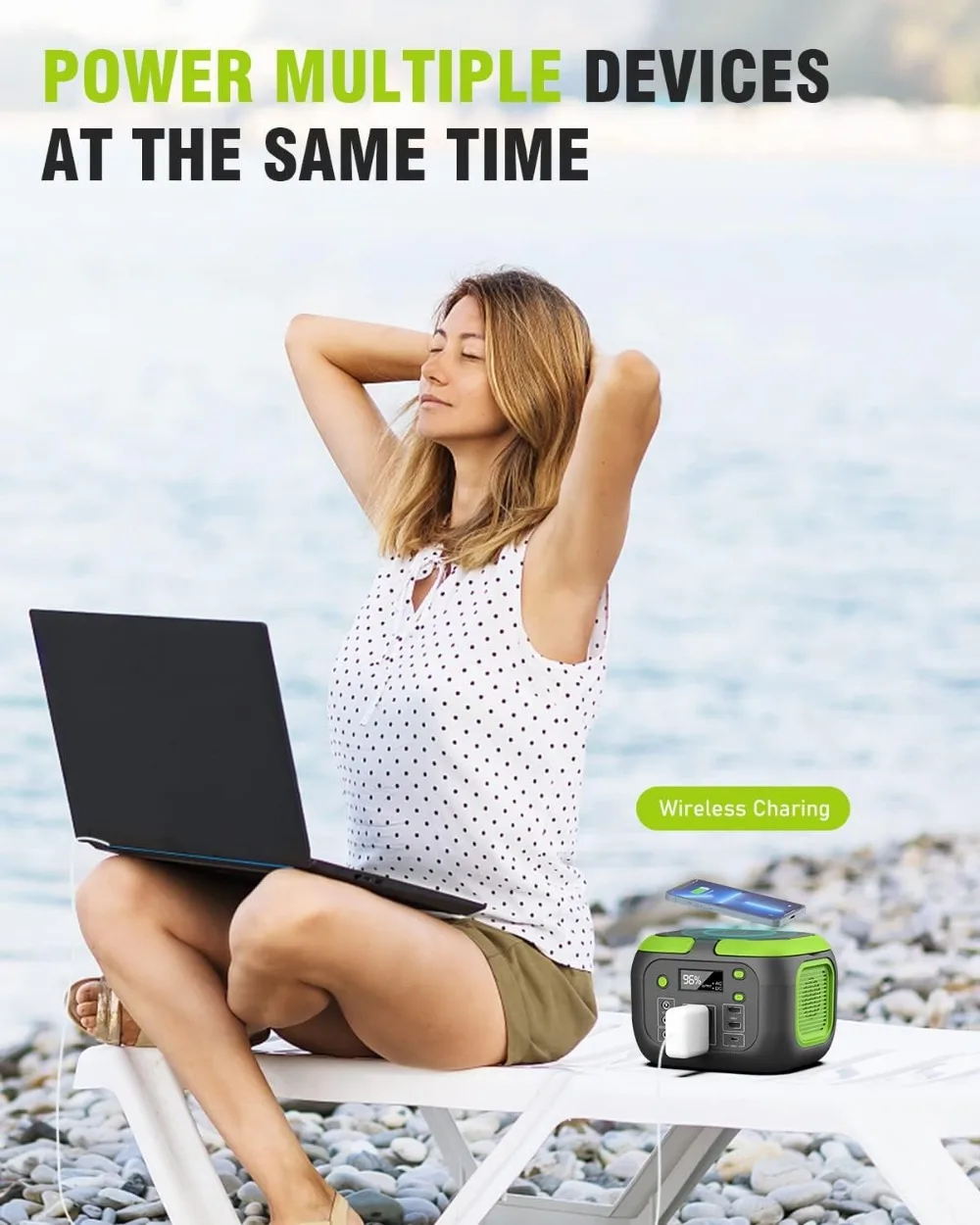 محطة طاقة محمولة 200 وات، مولد طاقة شمسية 42000 مللي أمبير في الساعة مع مخرج تيار متردد، تيار مستمر، USB C، QC3.0 للتخييم على الطرق لرحلات الطوارئ #3