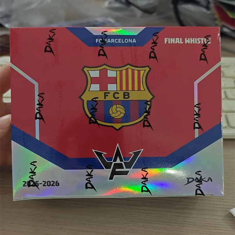 Camiseta Autografiada del Jugador del Club FC Barcelona de la Serie Final Whistle 2026, con la Firma de Messi, Neymar y Pau Gasol, Tarjeta Coleccionable de Regalo