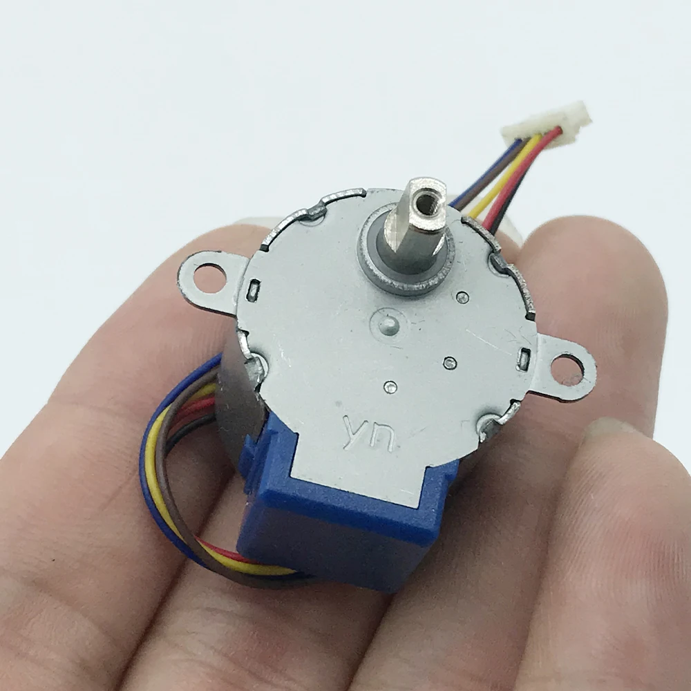 DC 5V Micro Mini 4-phase 5-wire 24mm Stepper Motor Small 24BYJ Deceleration Step Motor Gearbox Large Torque with Wire