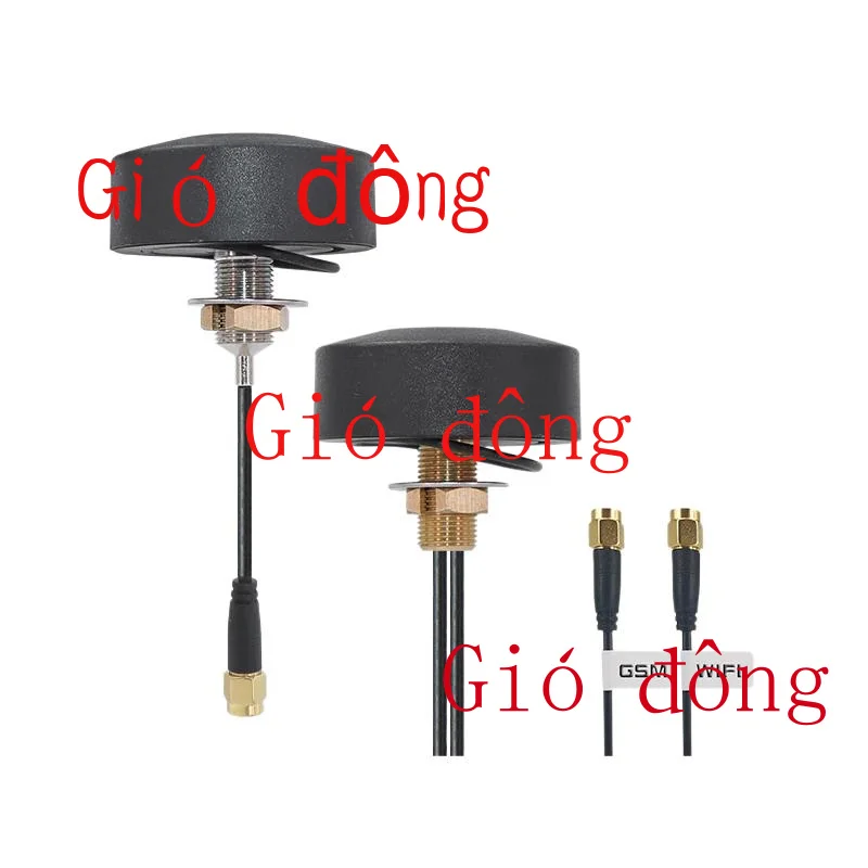 

Dual Frequency Combination Antenna Active Beidou GPS 2.4G 4G WIFI Bluetooth GSM Cabinet Outdoor Waterproof SMA Male 3m Cable