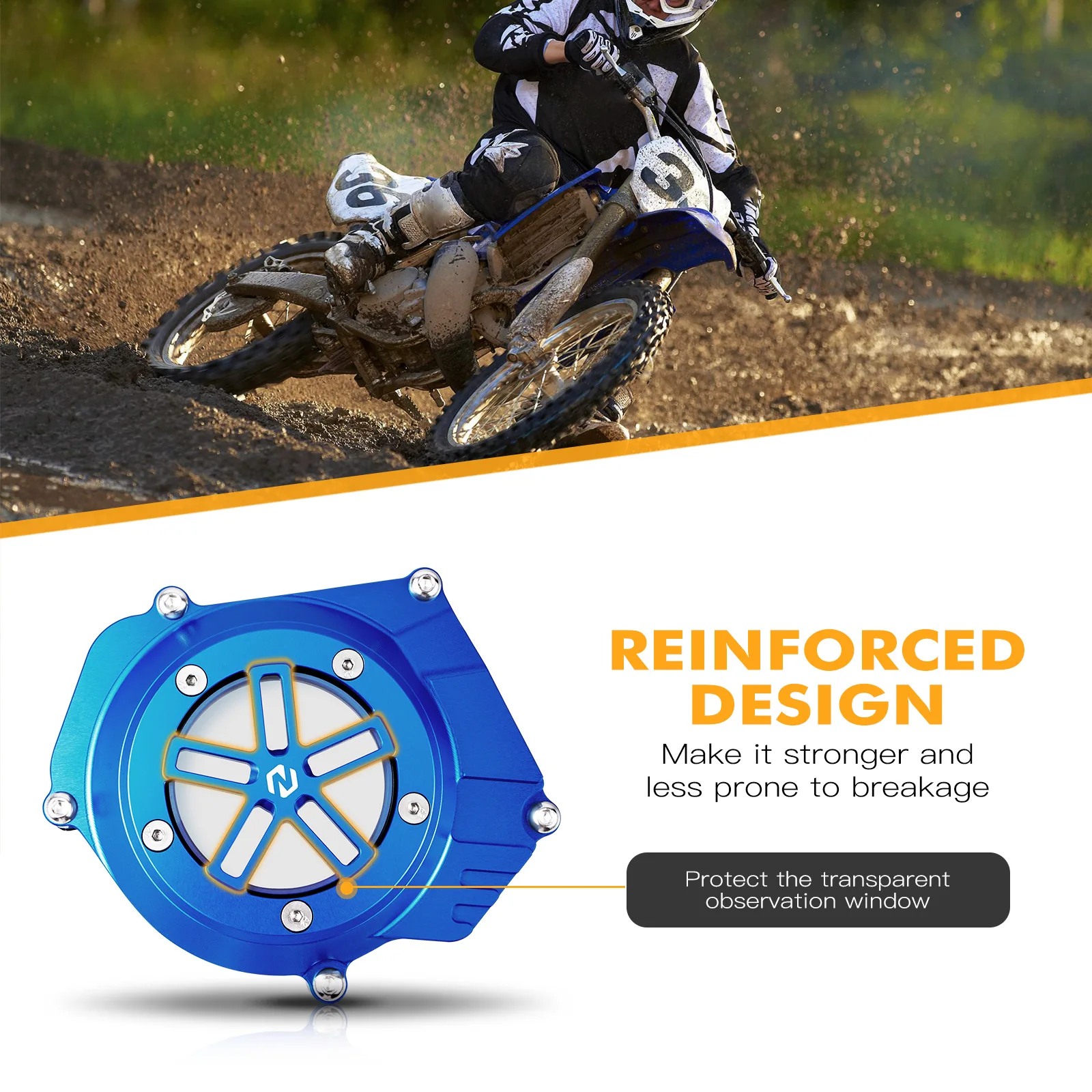 NICECNC لياماها YZ250 YZ 250 1999-2024 دراجة نارية علبة المرافق غطاء الموالي مولد غطاء لياماها YZ250X YZ 250X 2016-2023