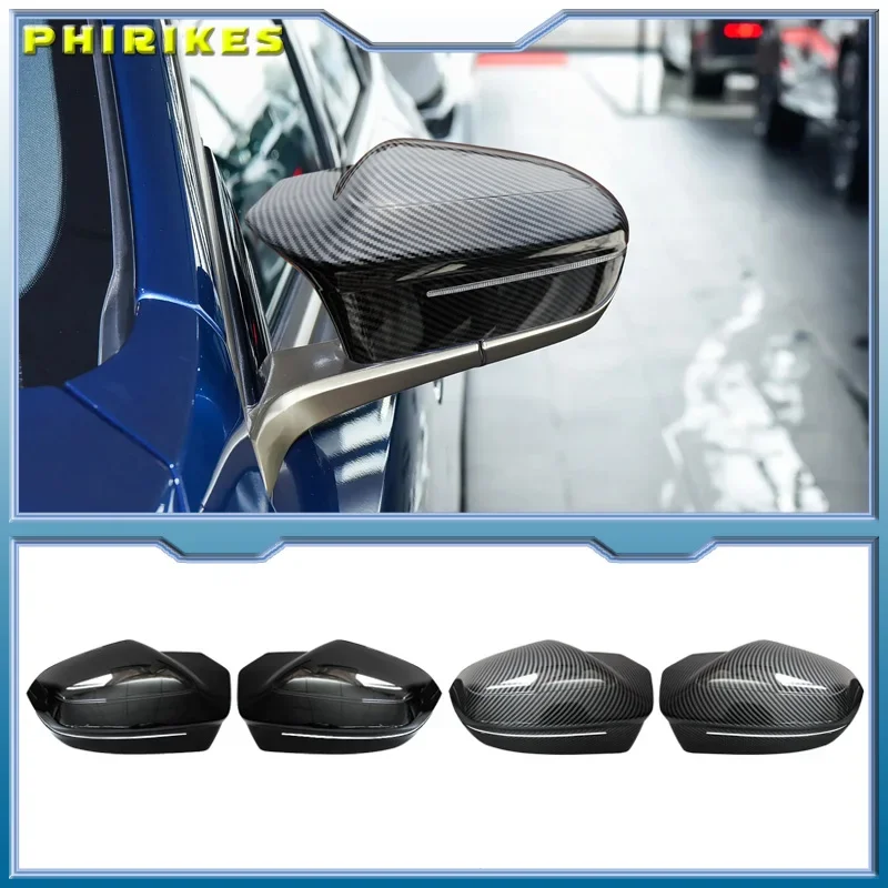 

For BMW 5 Series I5 G60 G68 7 Series I7 G70 X3 G45 M5 G90 LHD Replacement Carbon Look Mirror Cover Cap