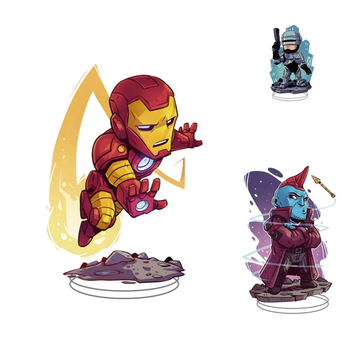 

Anime Superhero Ml DC movie DIY Acrylic Stand Model Cosplay Charm Characters Ornament Accessories Goods Collection fan Gifts