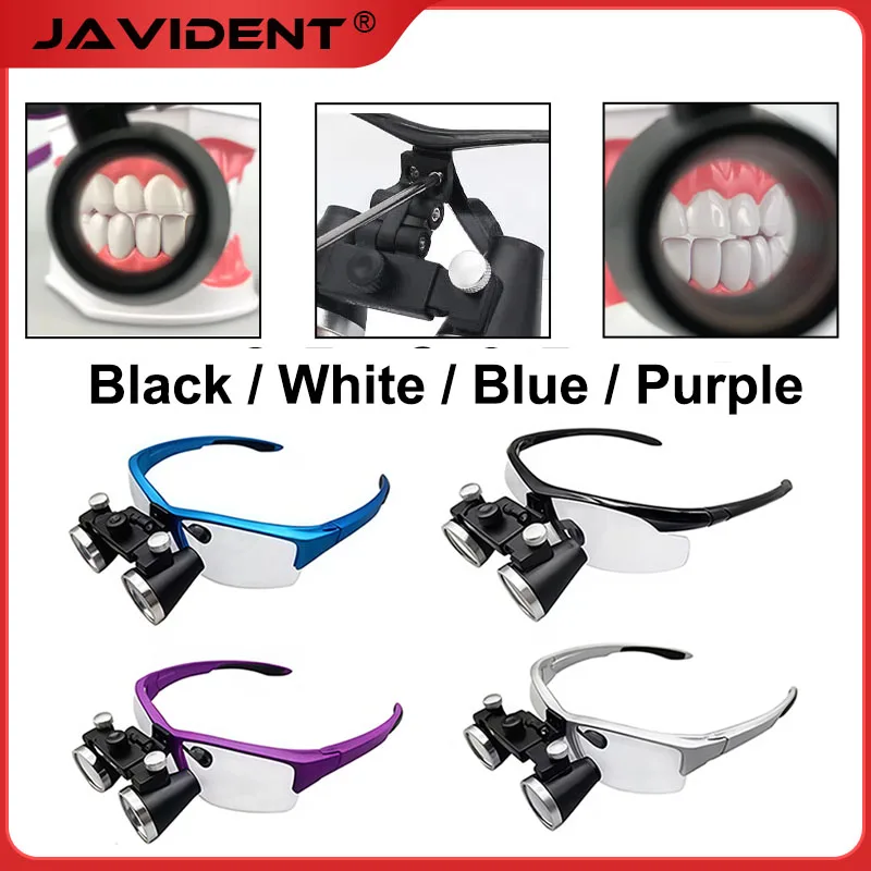 

1Pcs Dental Magnifying Headlight with Headlamp Oral Endodontic Medical Magnifier Black Surgical Examination for Otolaryngology