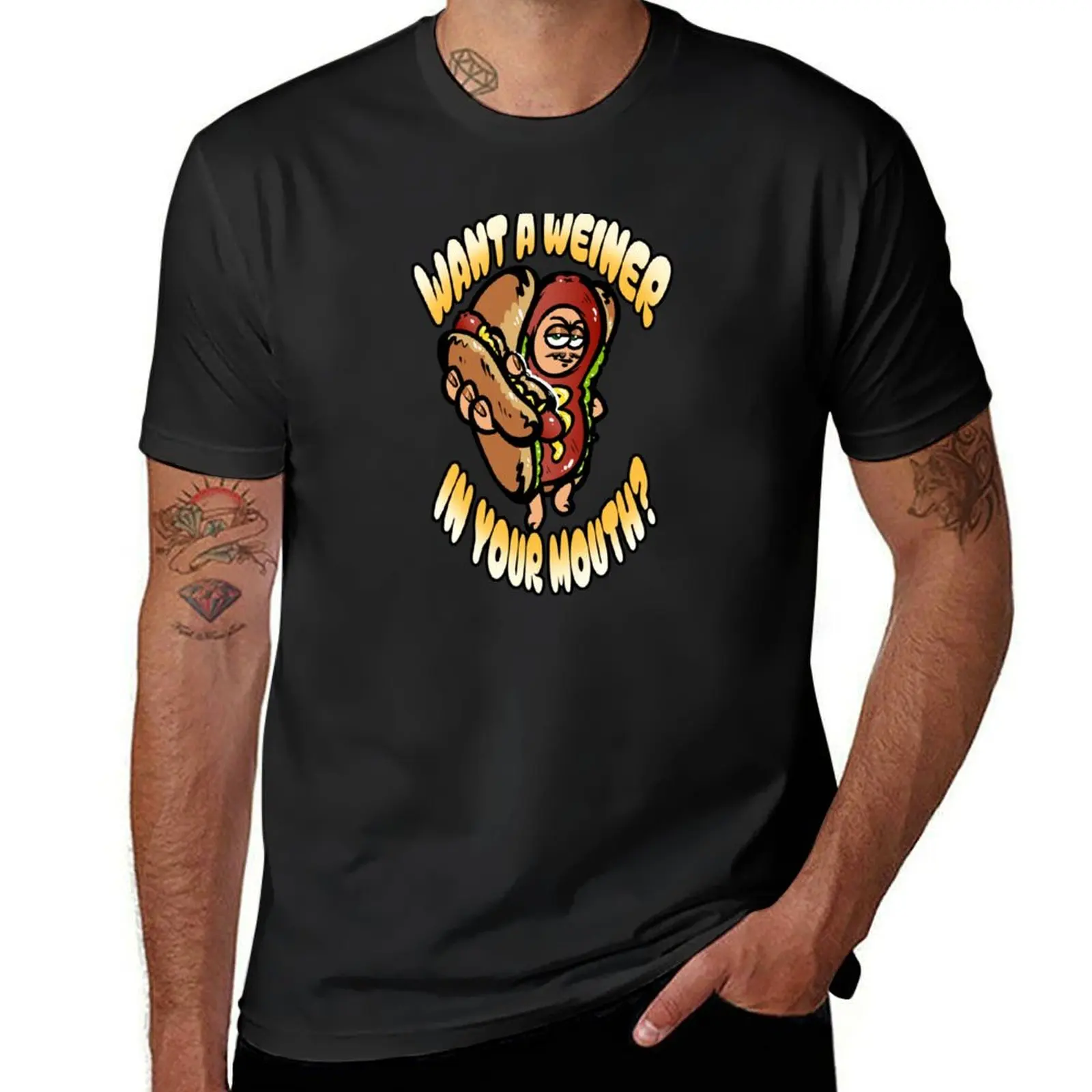 

Hot Dog Fella Design T-Shirt sublime cute tops mens t shirt