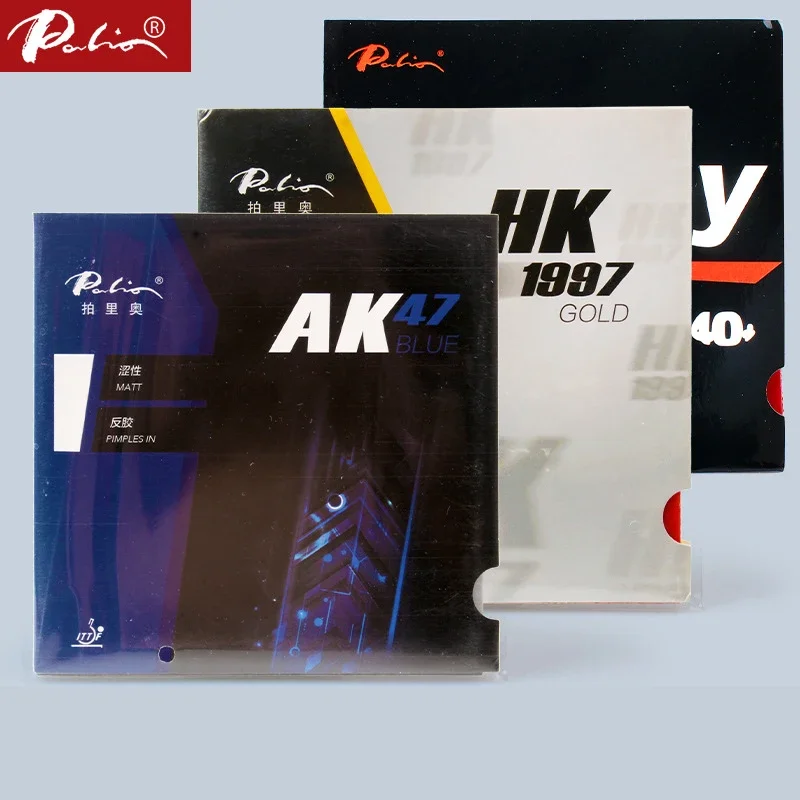 PALIO AK47 Table Tennis Rubber Sheet MATT Pips-in Sticky Ping Pong Rubber 2.2mm Forehand Recommended Rubber Fast Attack and Loop