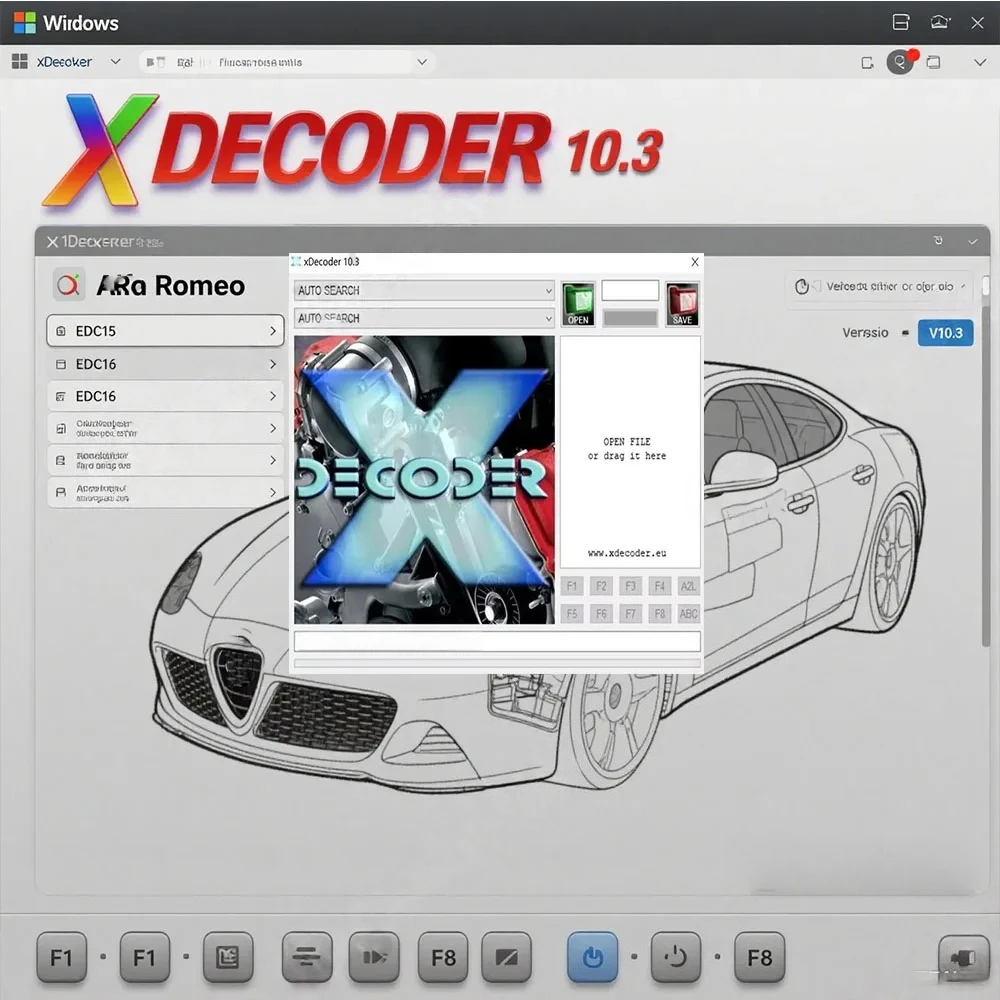 Xdecoder 10.3 obd2 scanner with Keygen DTC Remover Crack DTC OFF Delete Software Full Verison for Hy/undai/VAG EDC15 EDC16 EDC17
